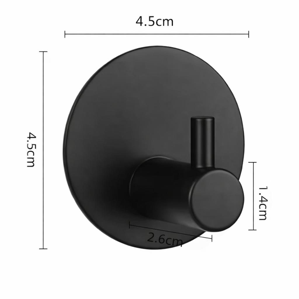 Ordiq wandhaak Zelfklevend 4 stuks