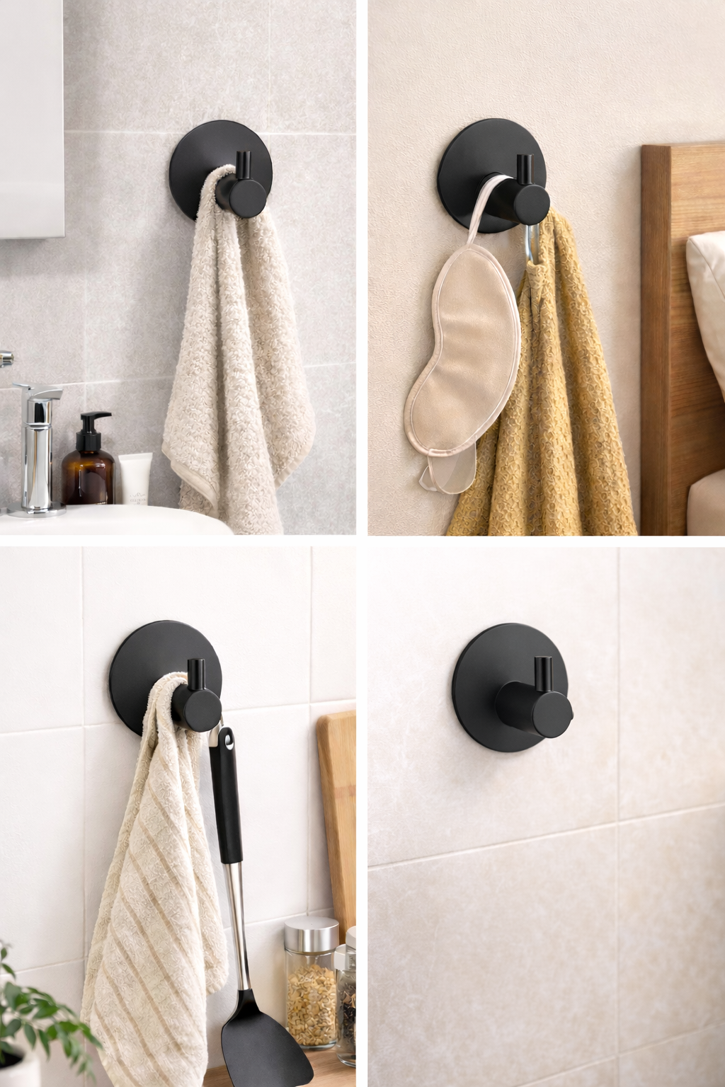 Ordiq wandhaak Zelfklevend 4 stuks