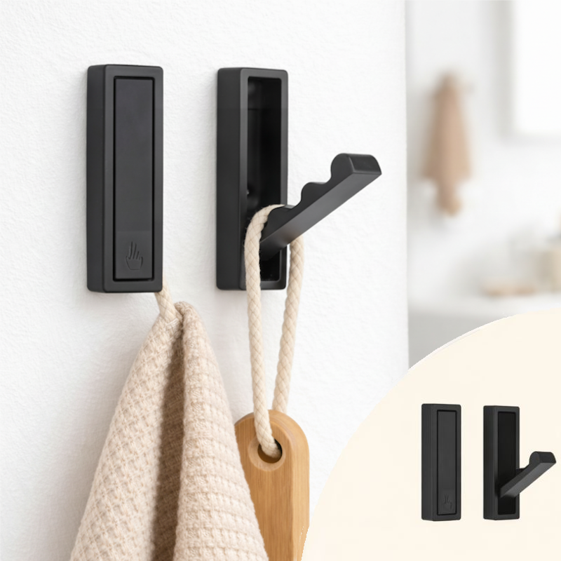 Wand haak uitklapbaar - 3 Stuks