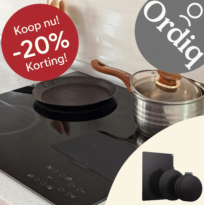 Ordiq - Silliconen kookplaat bescherming